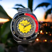 🍌 Nicest Omega Vintage Seamaster 200M « Banana » Rare' 🍌